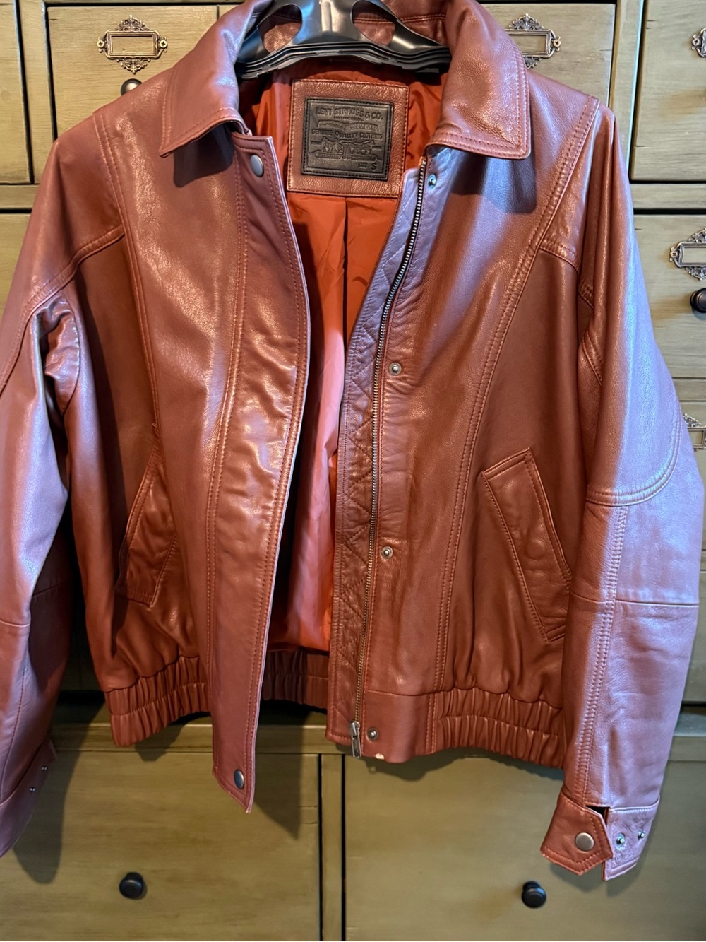 Levi’s Brown Leather Jacket